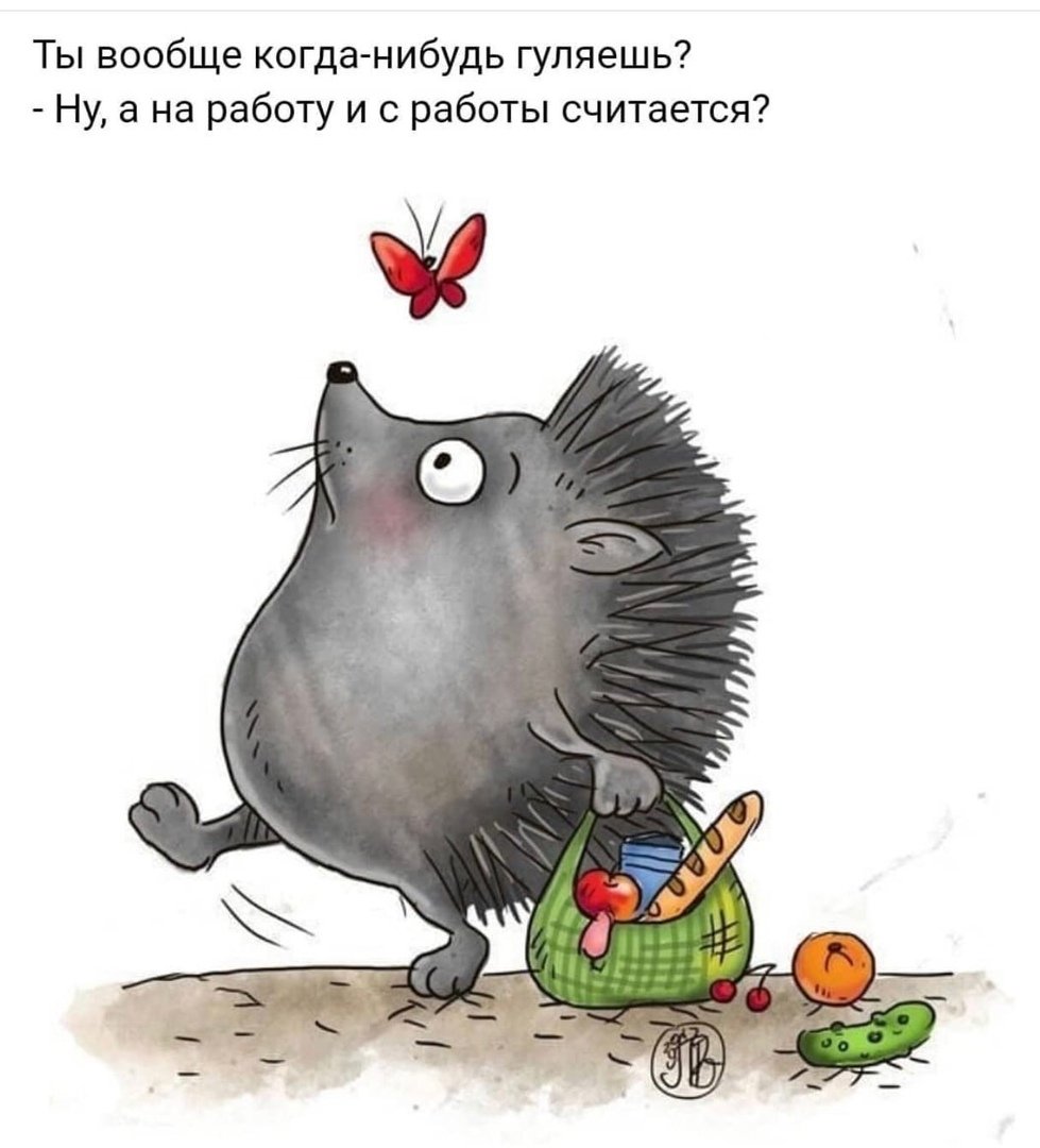 Ежик с цветочком