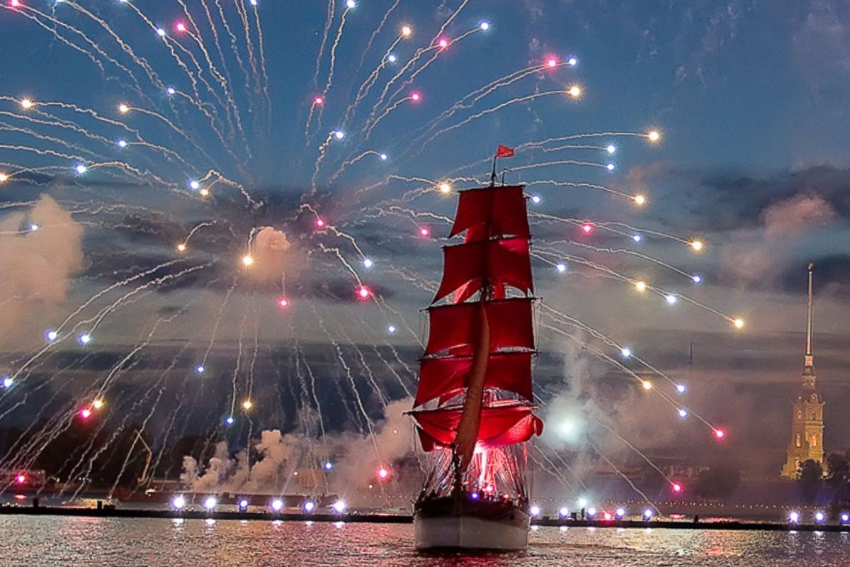 Выпускной в Питере Алые паруса 2021