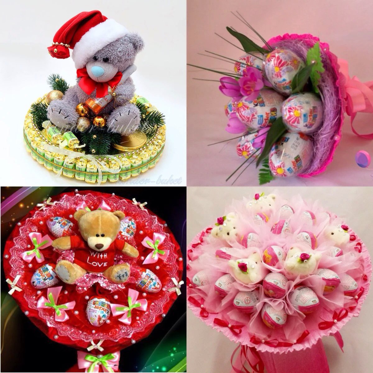 Композиция из конфет для девочки