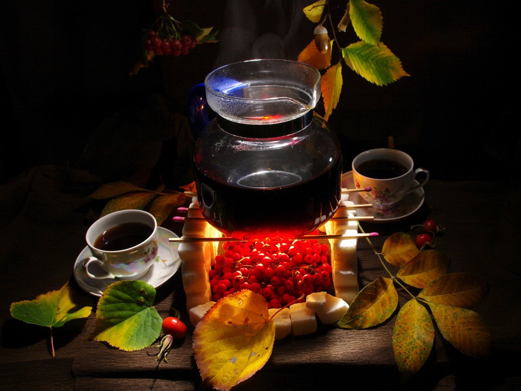 Осень вечер чай