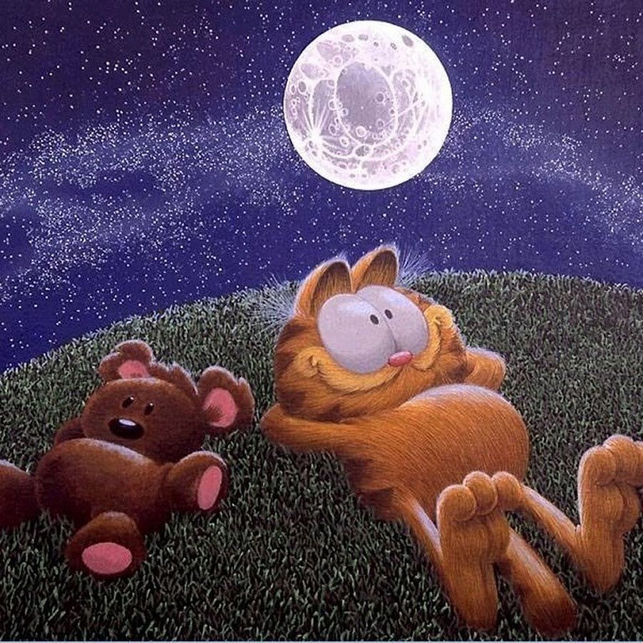 Стикеры спокойной ночи