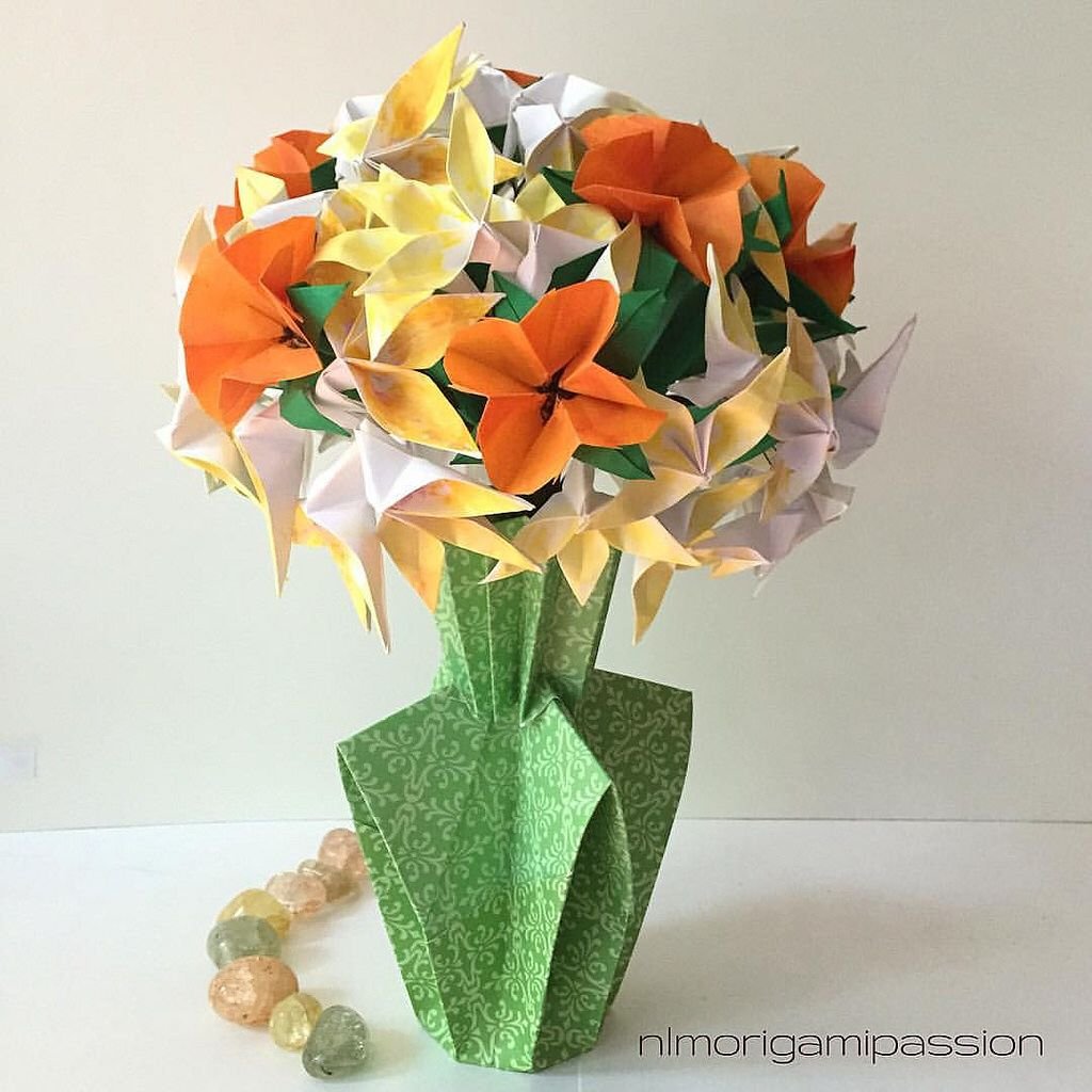 Флористика оригами цветы