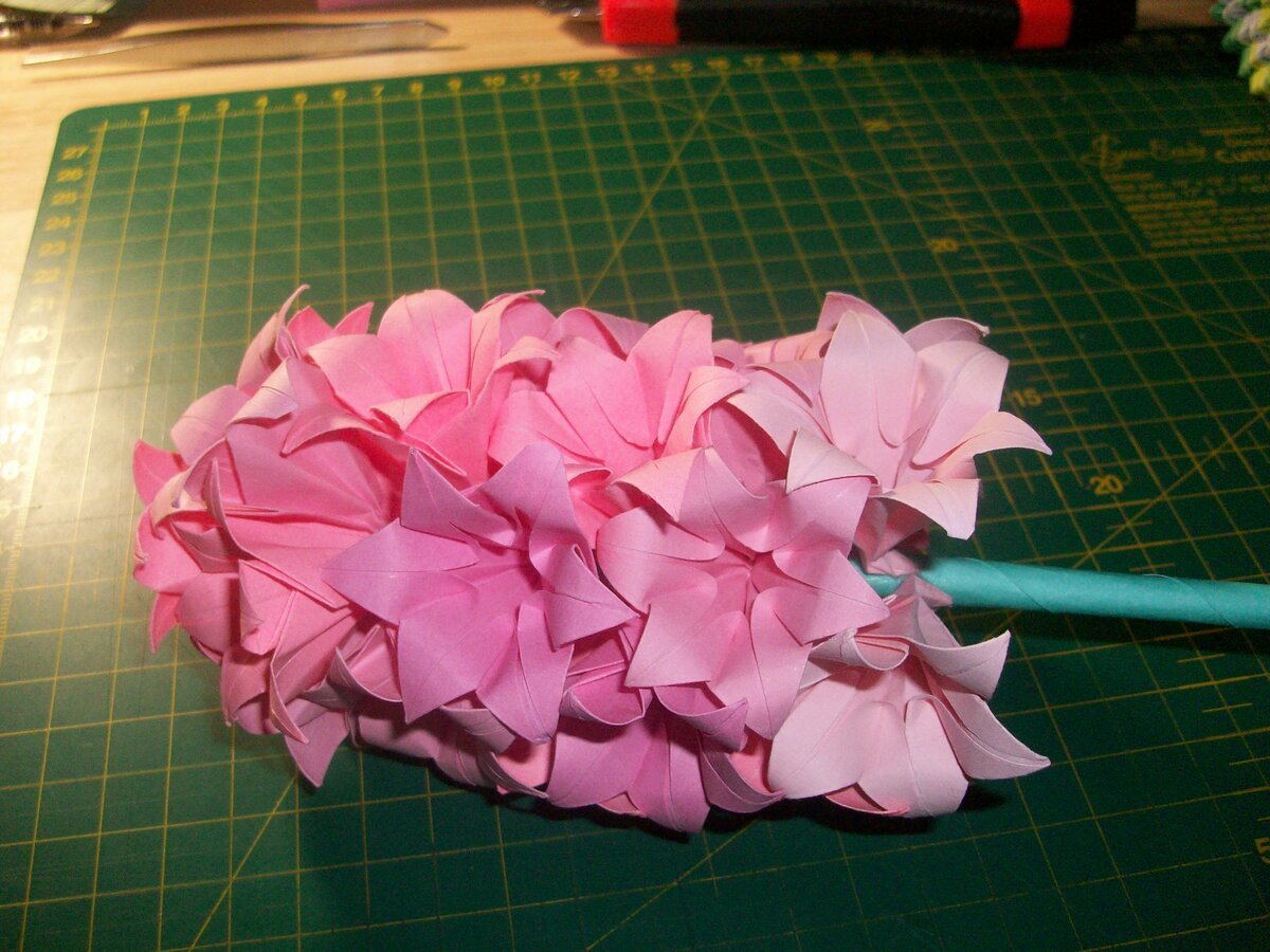Цветы оригами из бумаги для детей