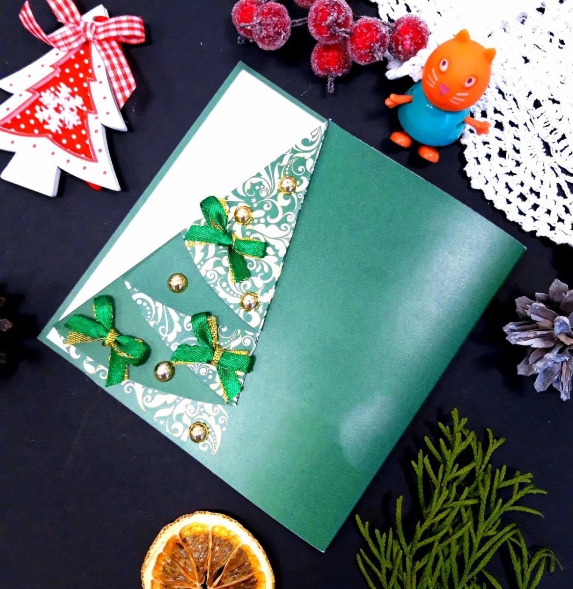 Креативная Новогодняя корпоративная открытка