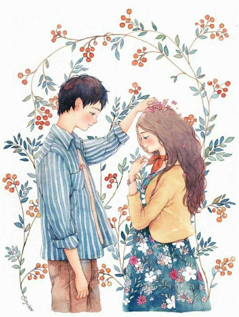 Романтичные иллюстрации