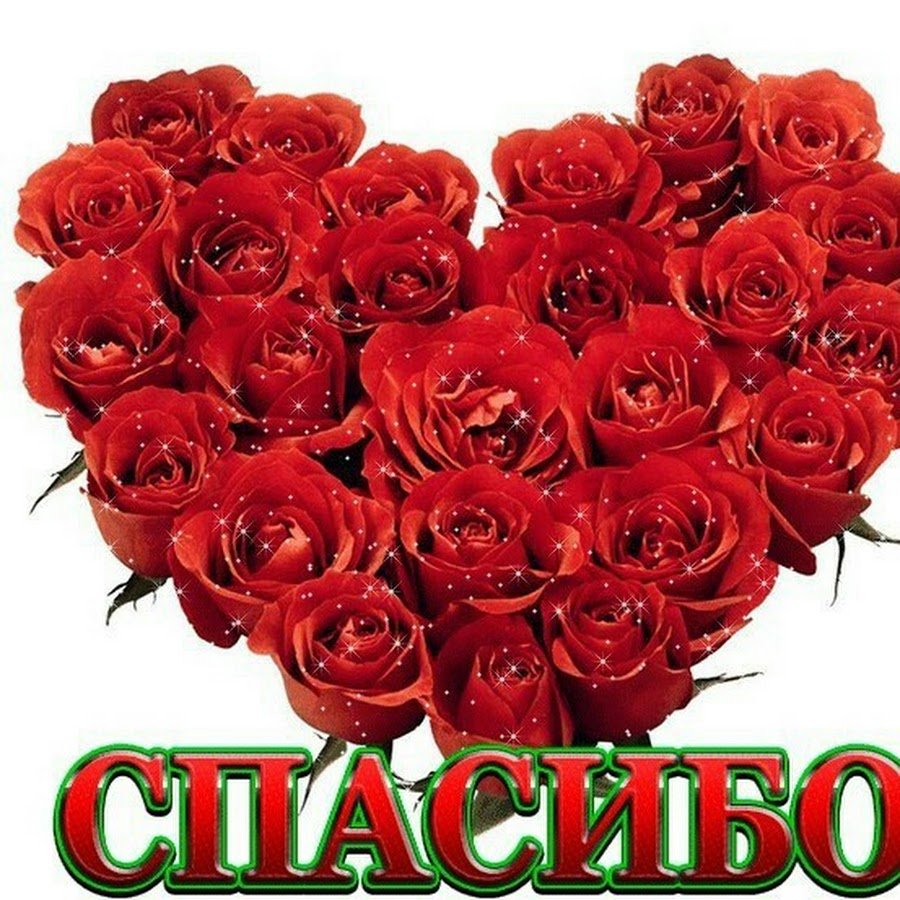 Стикер сердечно благодарю