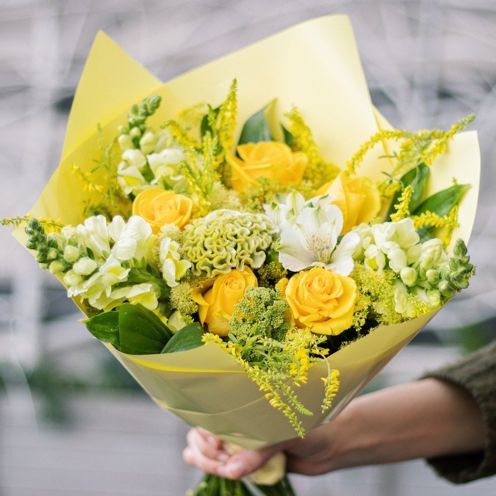 Солидаго в букете