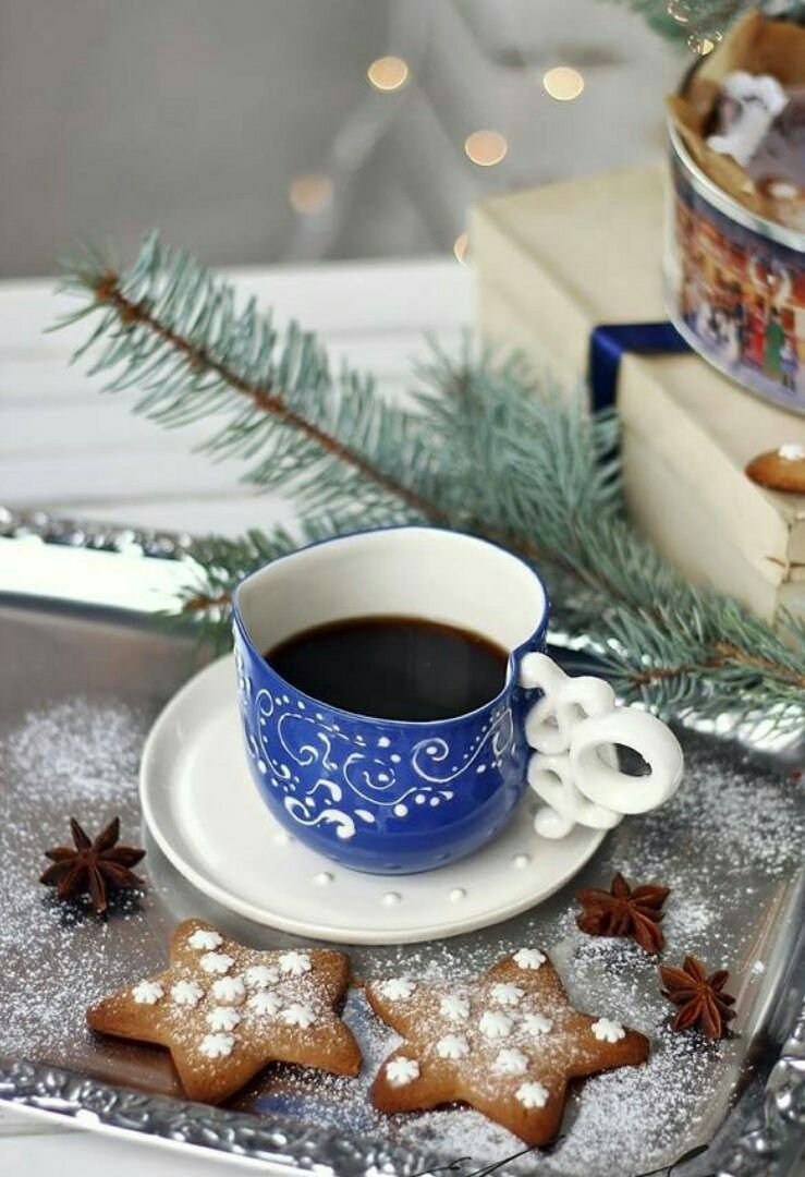 Морозное новогоднее утро