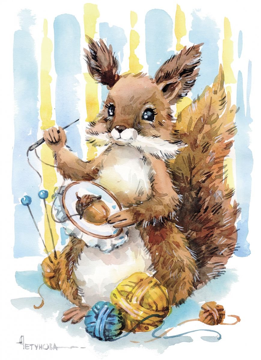 Анна Петунова белка рукодельница