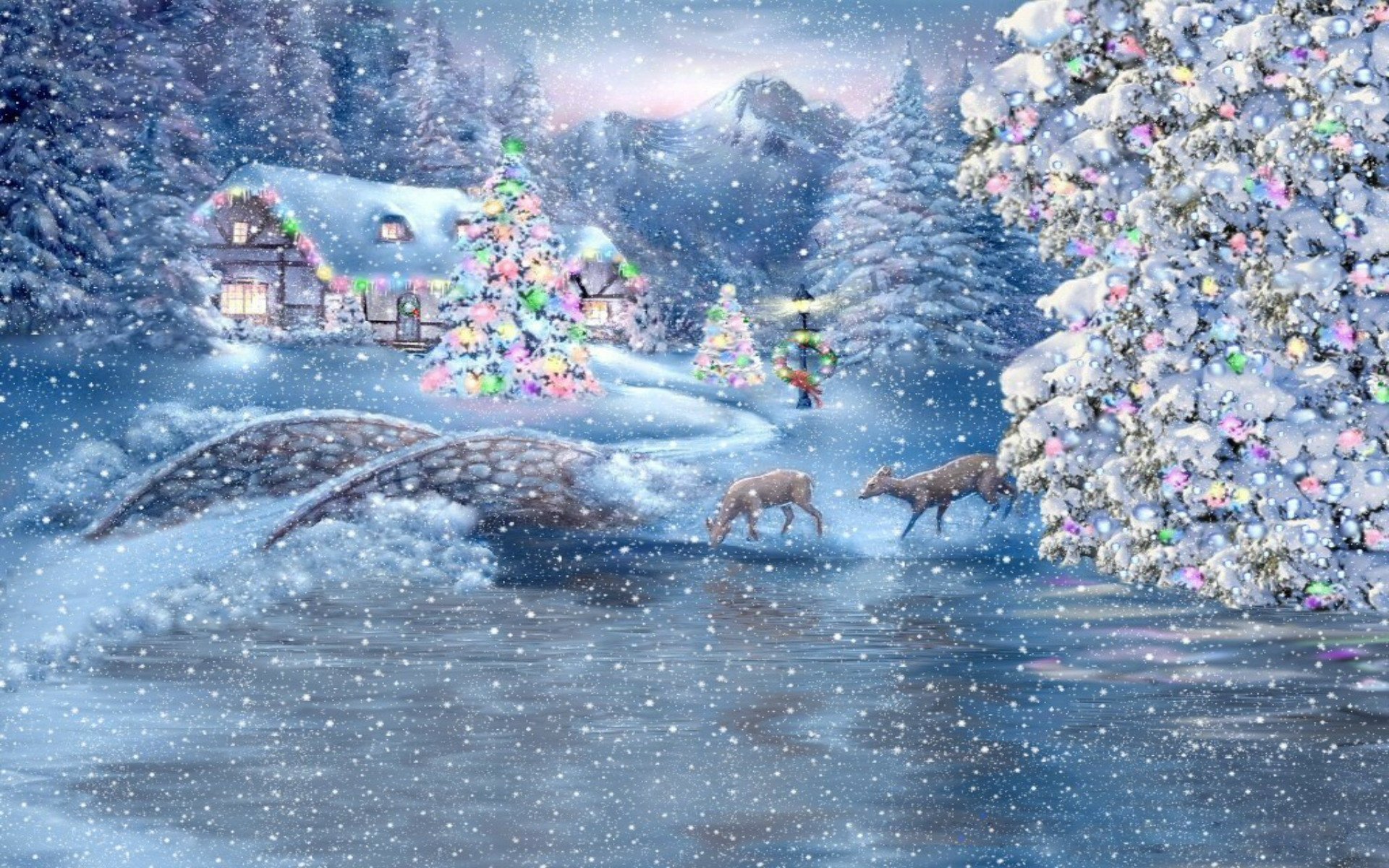 Новогодний метель. Новогодний пейзаж. Зимняя сказка. Сказочная зима. Сказочные зимние пейзажи.