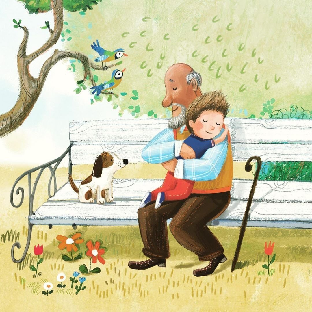 С днём рождения дедушка