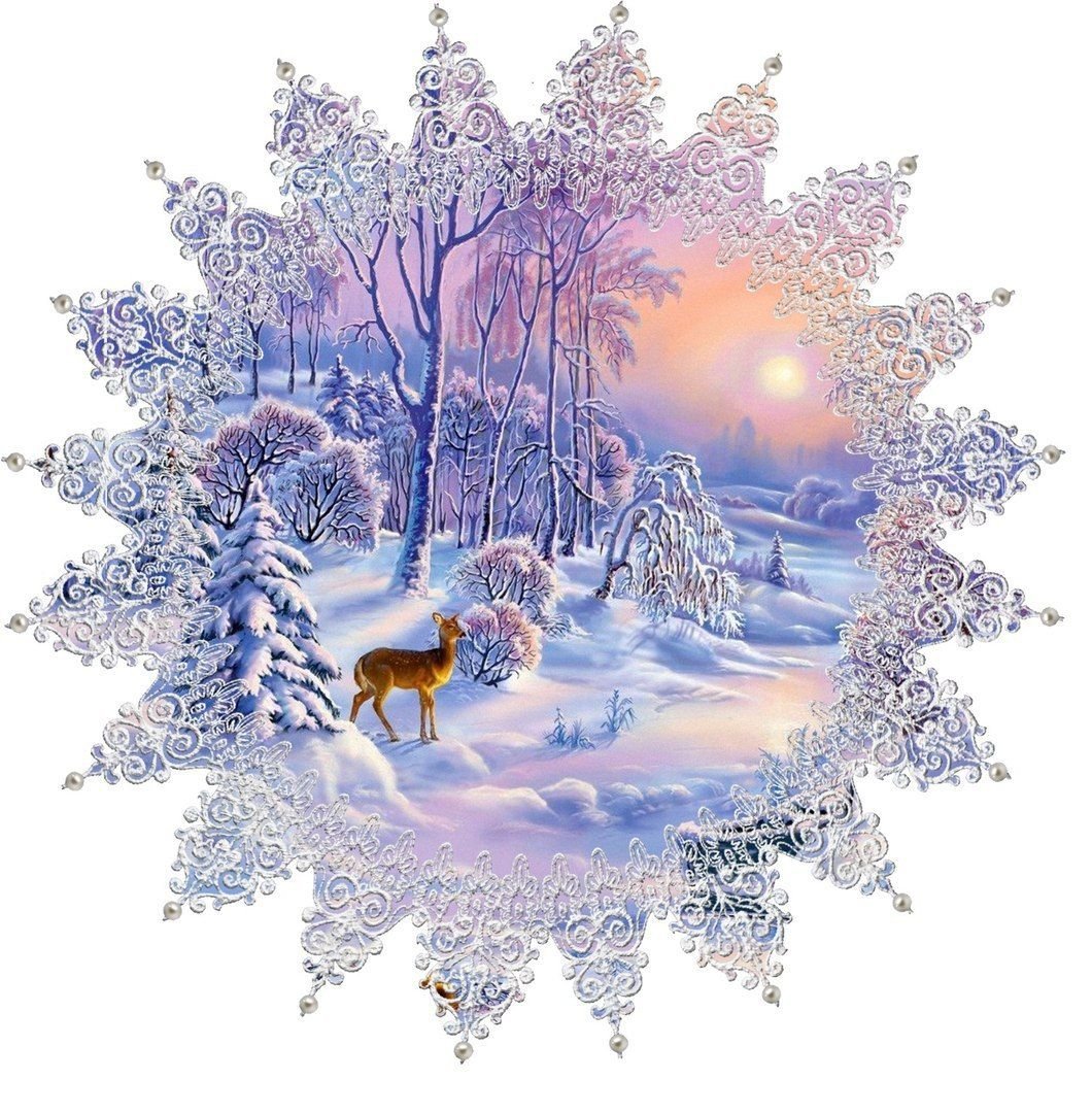 Новогодний пейзаж