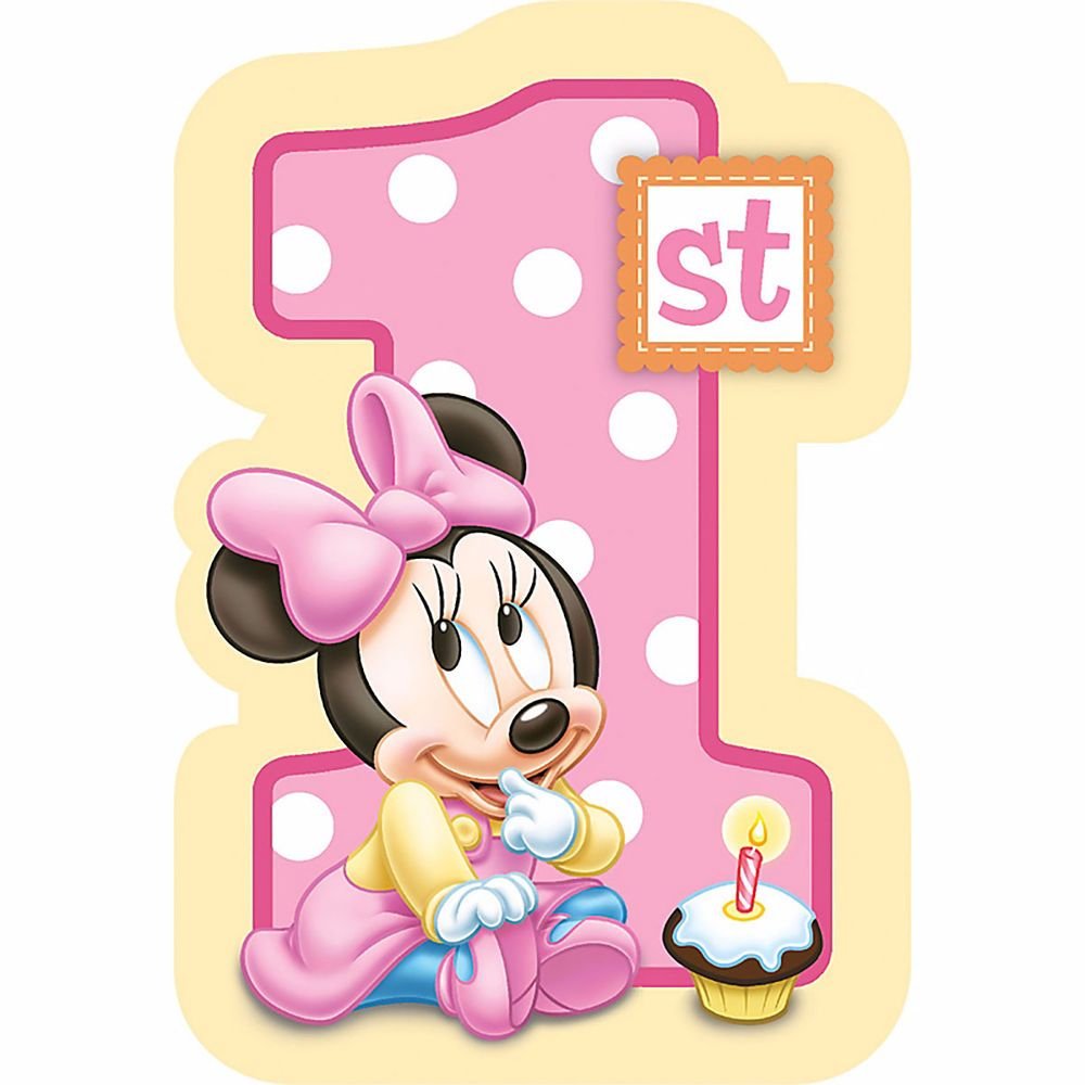 Мини Маус мыоыш с цыфрой 1