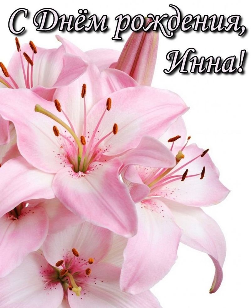 Нежно розовые лилии