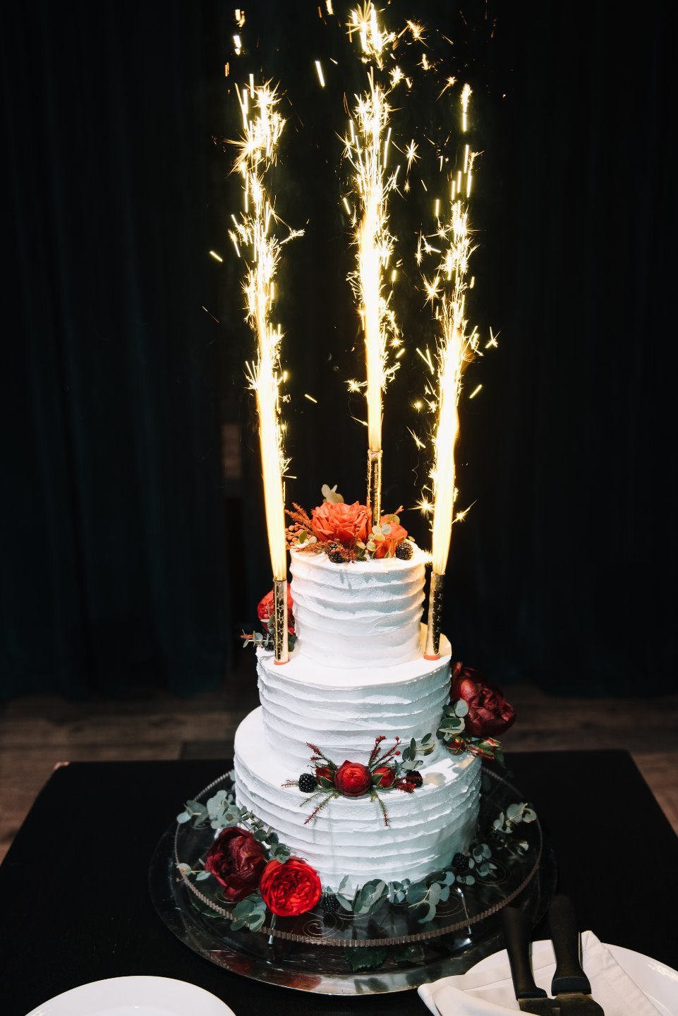 Свеча фонтан для торта