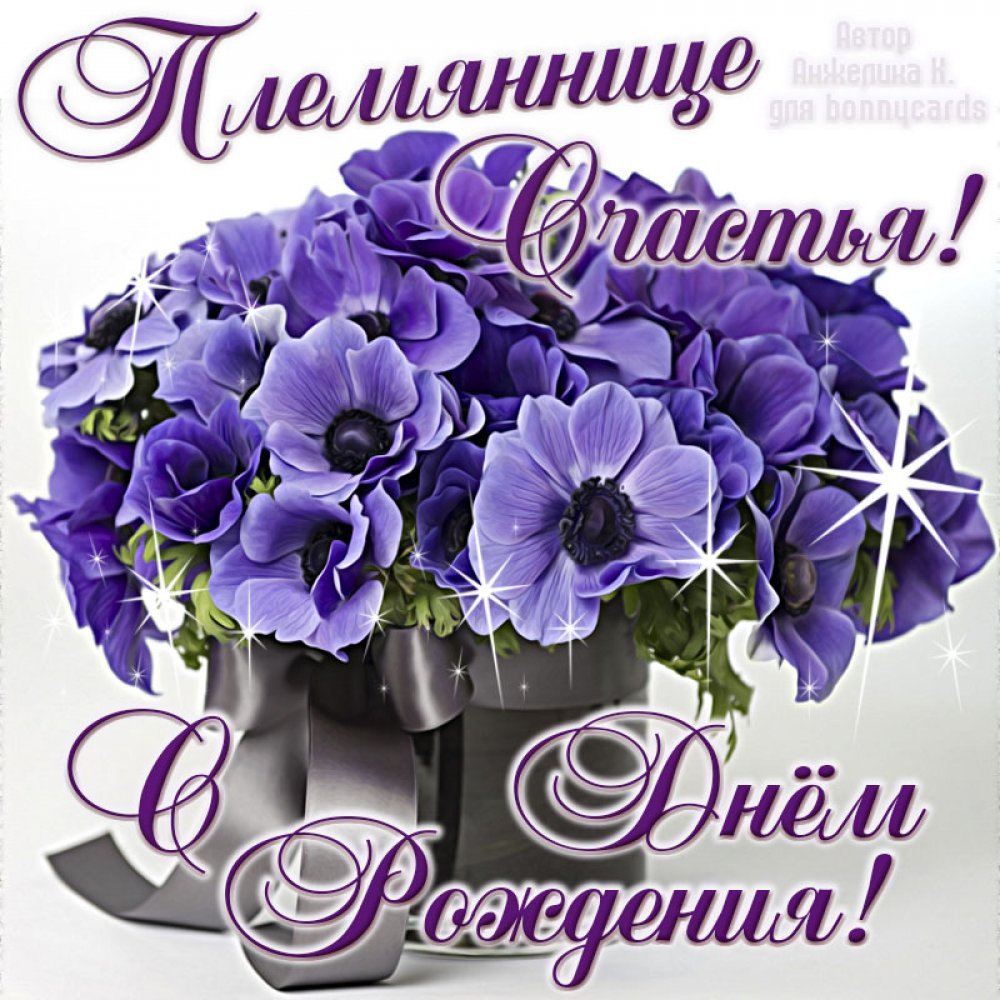 С днём рождения Настя