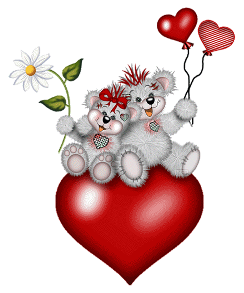 Зверюшки с сердечками