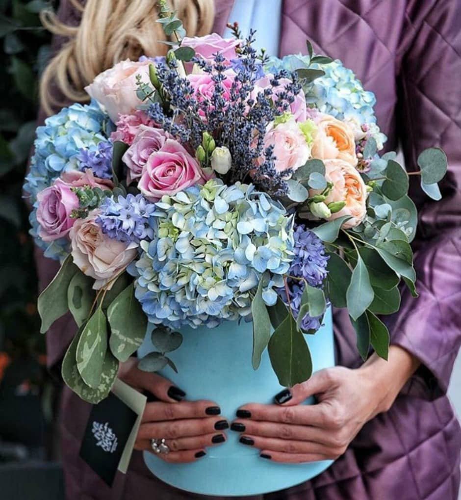 Модные букеты цветов