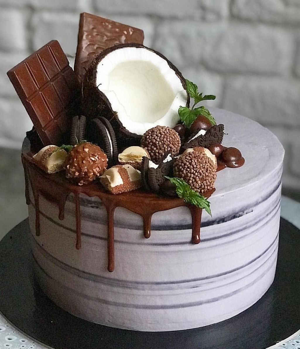 Торт тропический декор