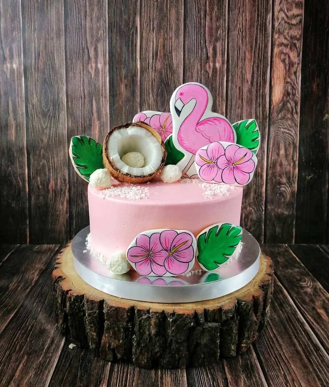 Торт вишня Кокос