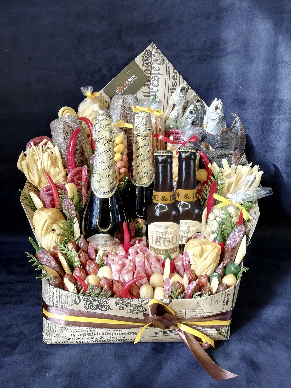 Съедобные букеты для мужчин