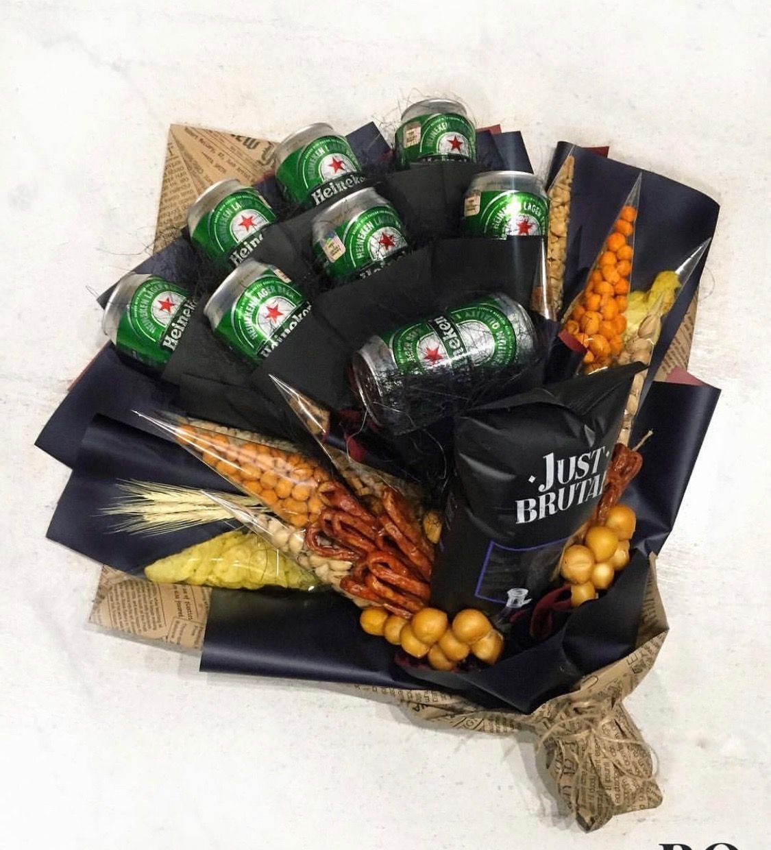 Мужской букет в коробке