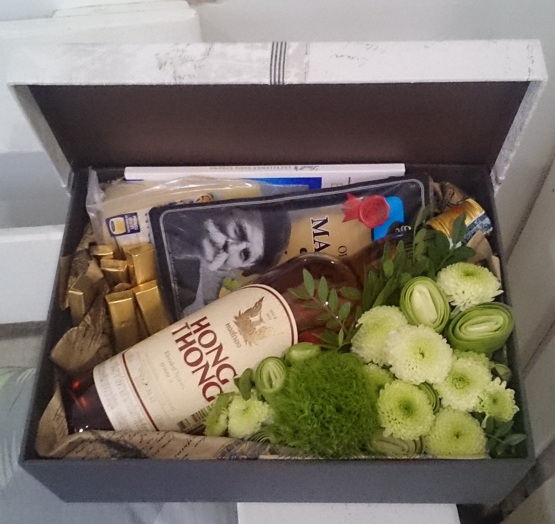 Букет в коробке