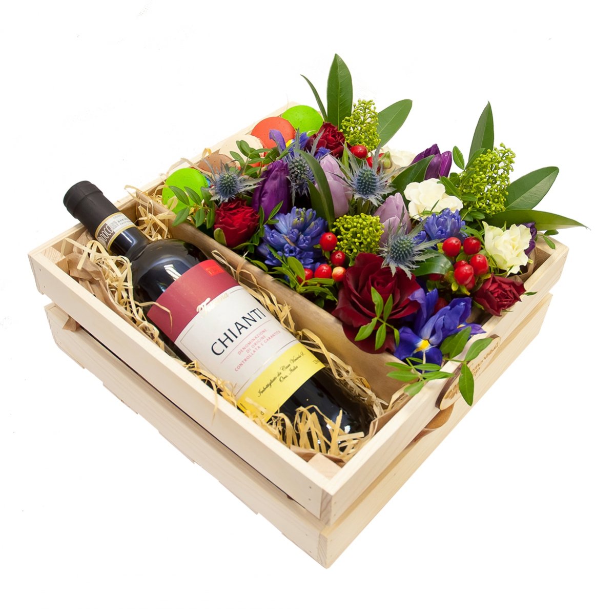 Съедобные букеты для мужчин в коробке