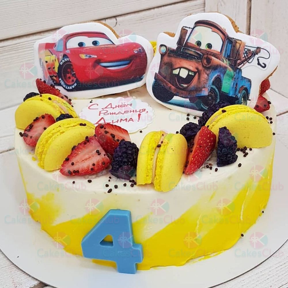 Торт Тачки крем чиз
