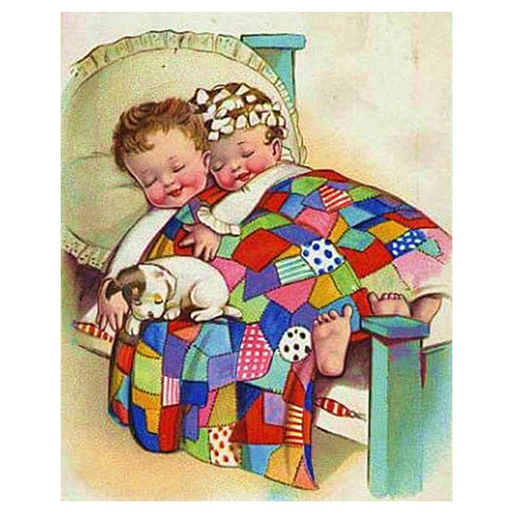 Спокойной ночи в стиле ретро