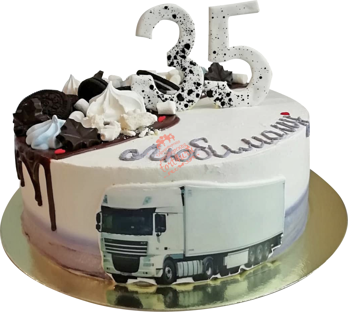 Торт дальнобойщику на юбилей