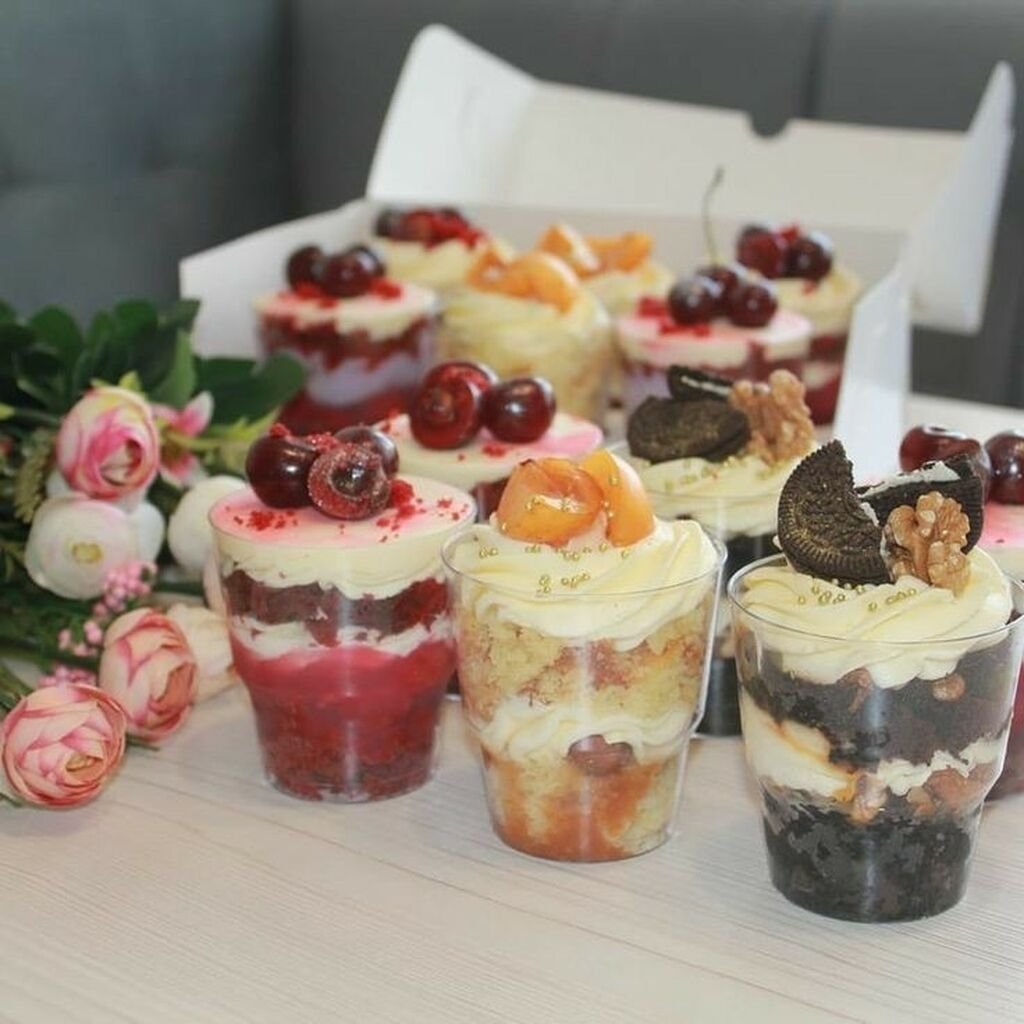 Трайфлы в стаканчиках