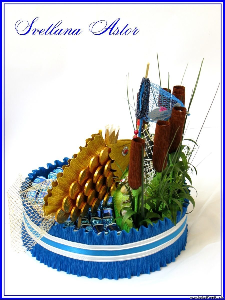 Букет из воблы