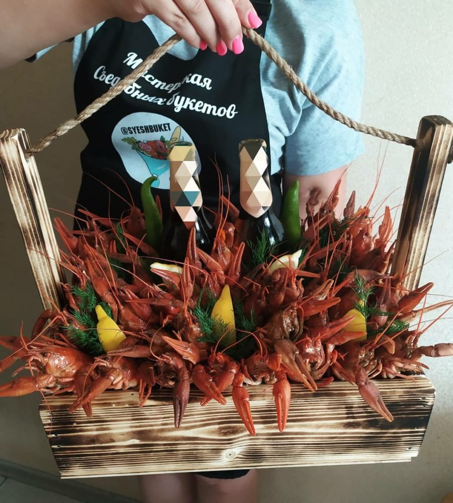 Букет из рыбы для мужчин