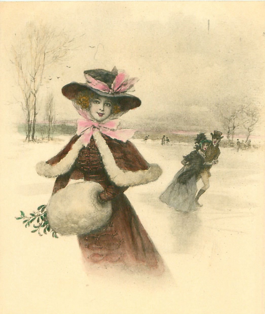 Старинные Художественные открытки