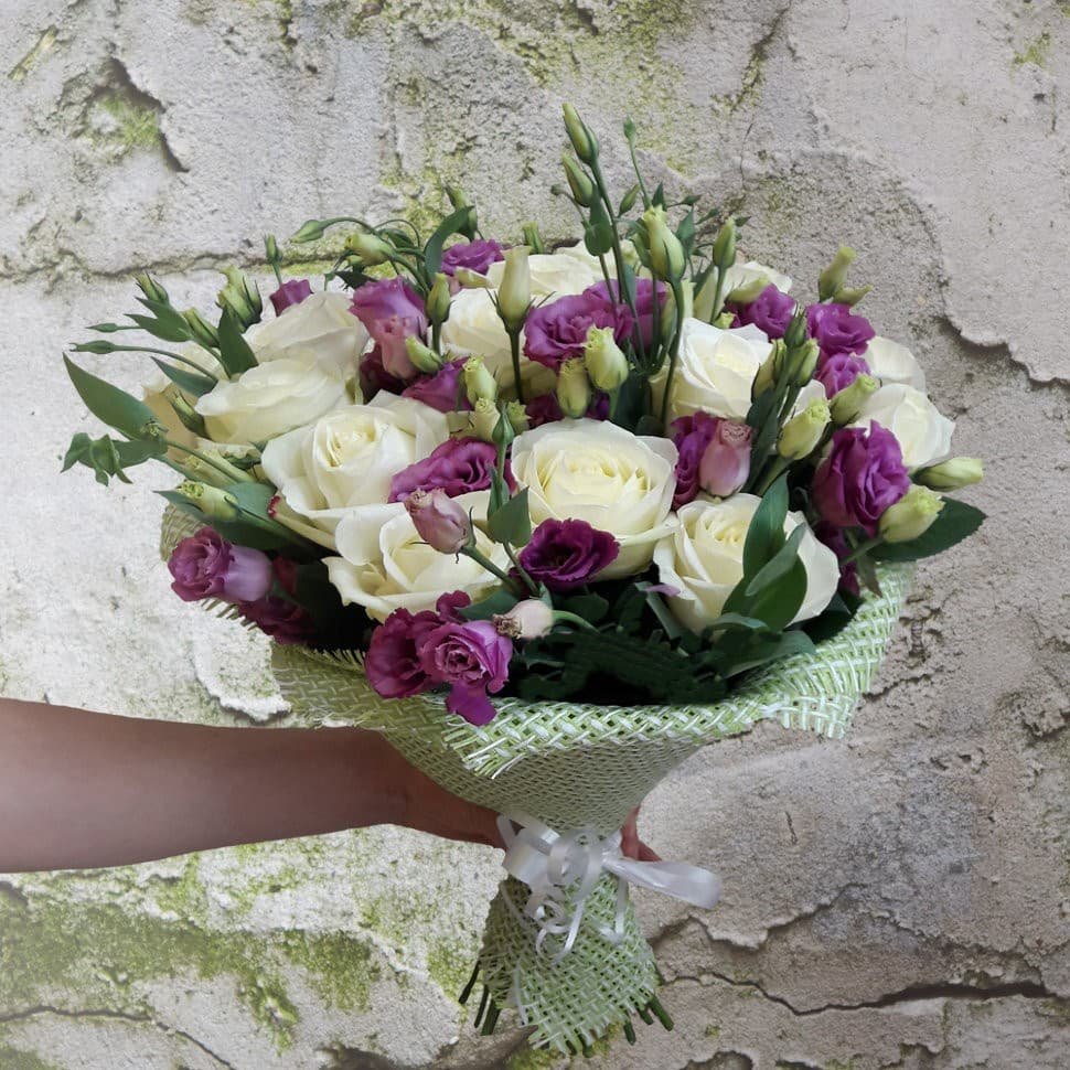 Эустома Монобукет невесты