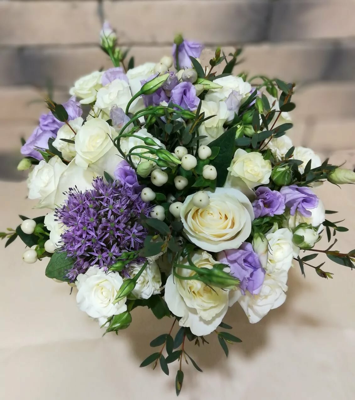 Букет эустом невесты эустома