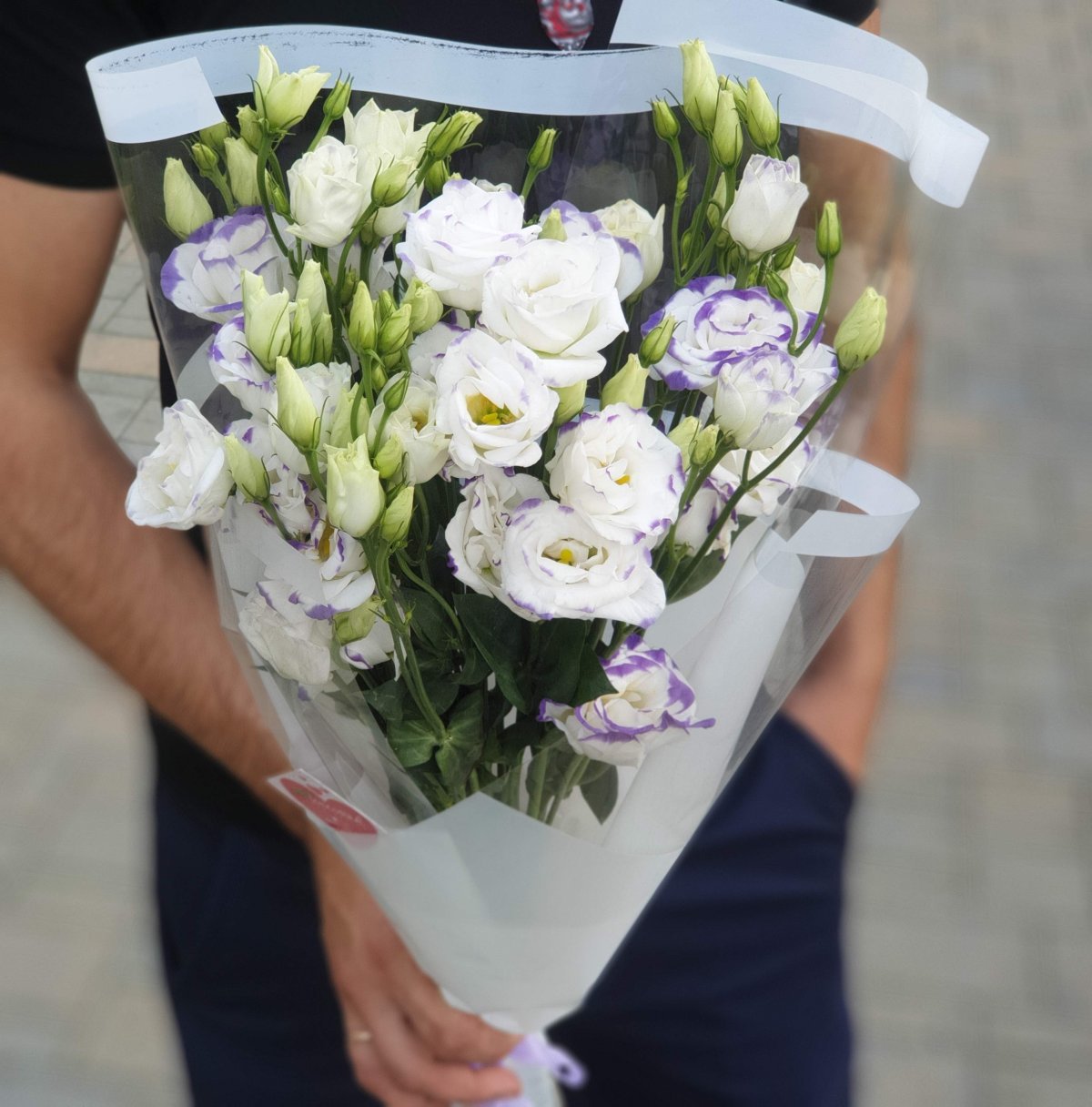 Эустома букет