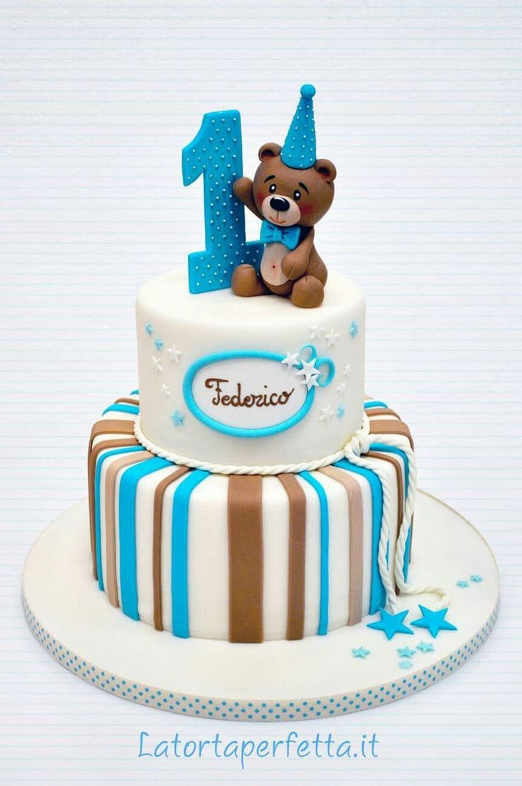 Торт на годик для мальчика Савелия