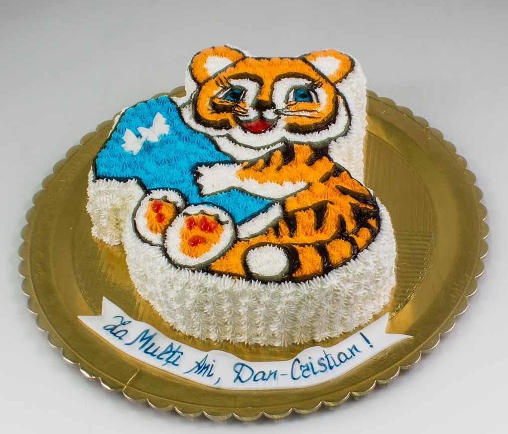 Торт Тигренок из крема