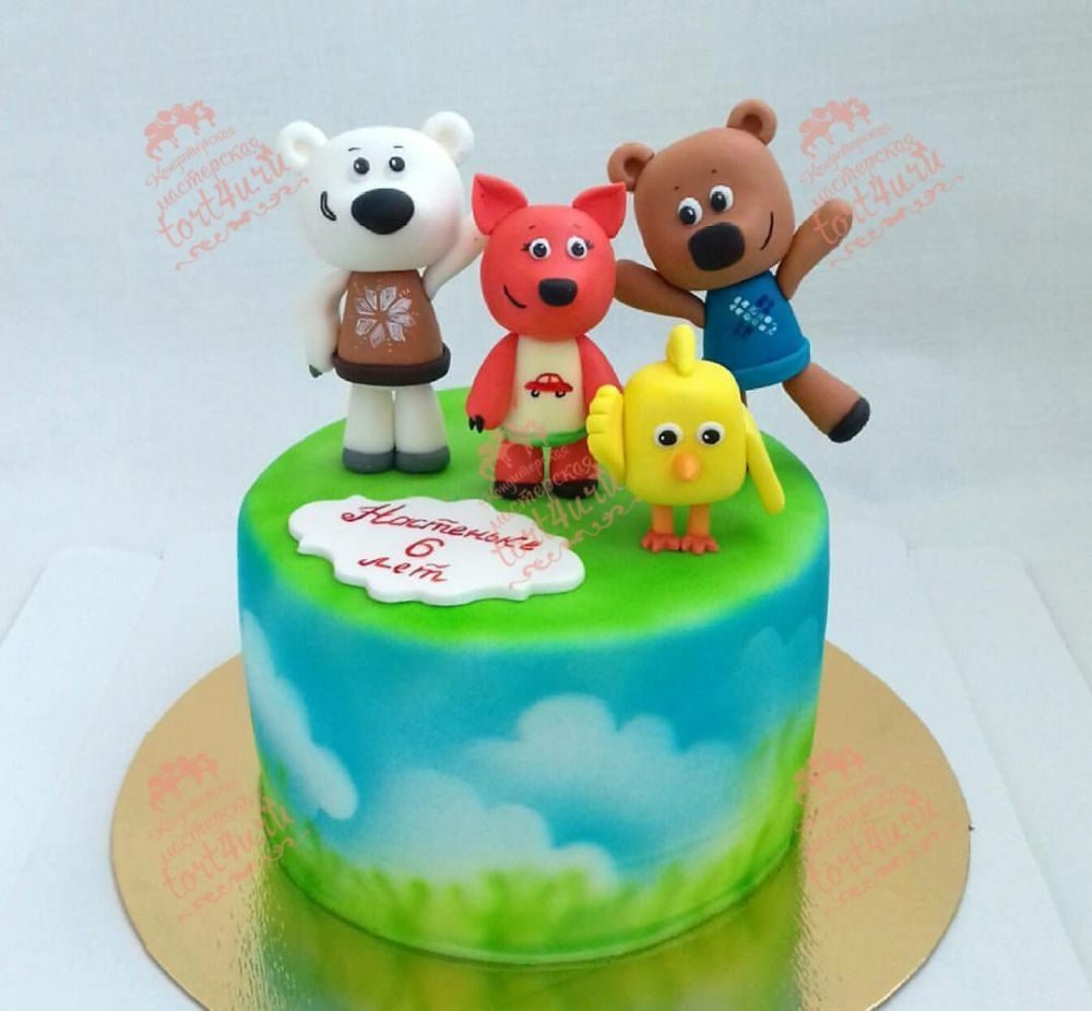 Торт Мимимишки из мастики