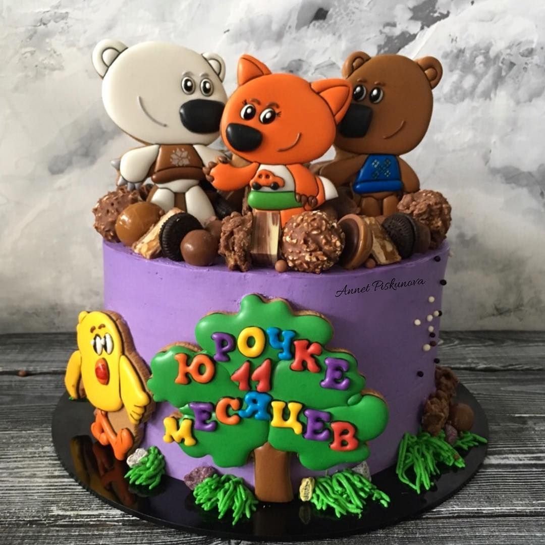 Торт мишки Мимимишки