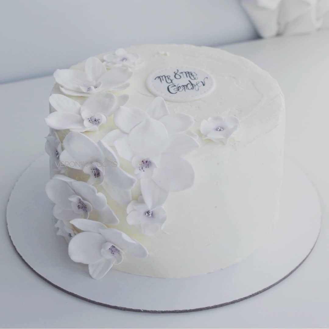 Свадебный торт 1 ярус