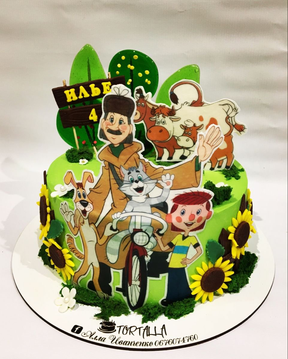 Торт в стиле Простоквашино