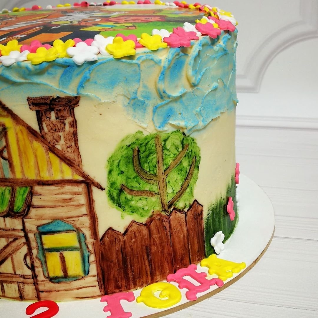 Торт для охотника с пряниками