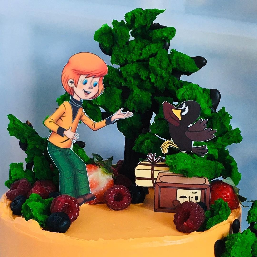 Фотопечать на торт Простоквашино