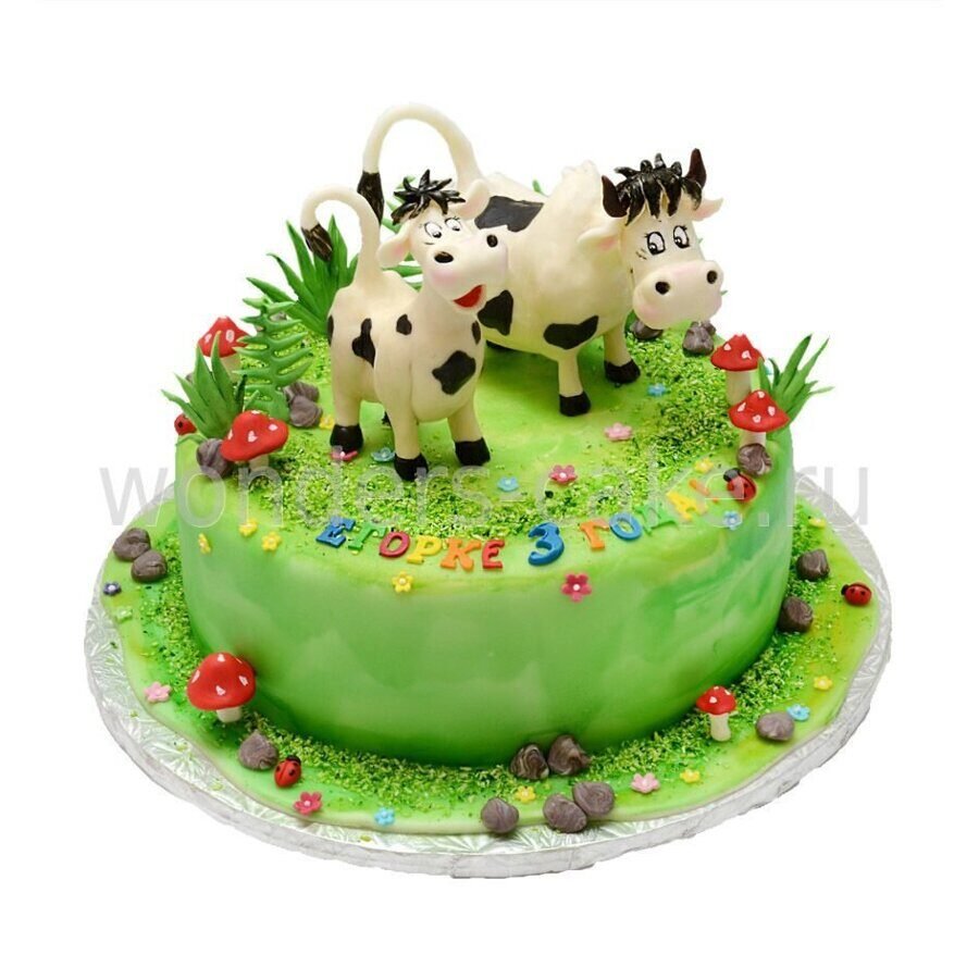 Торт Щенячий патруль для мальчика без мастики