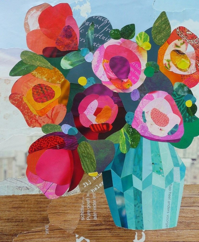 Коллаж из бумаги