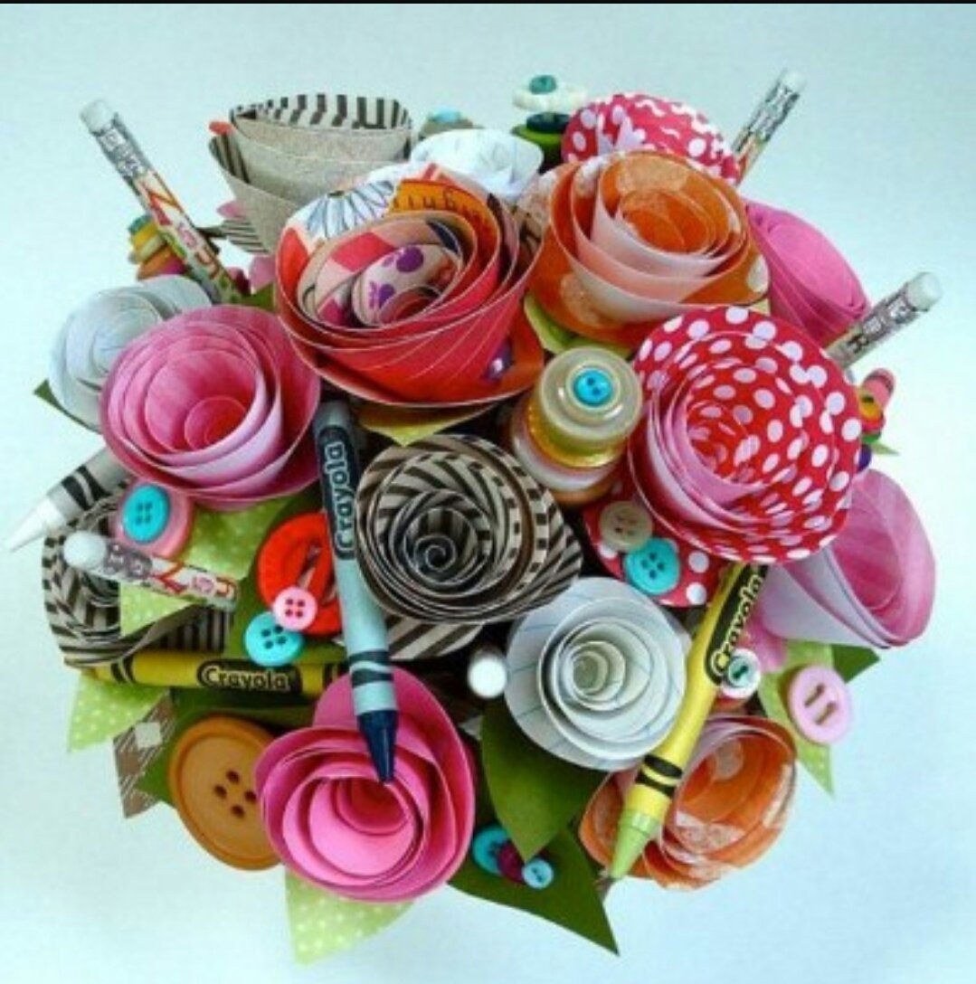 Букет из канцелярии