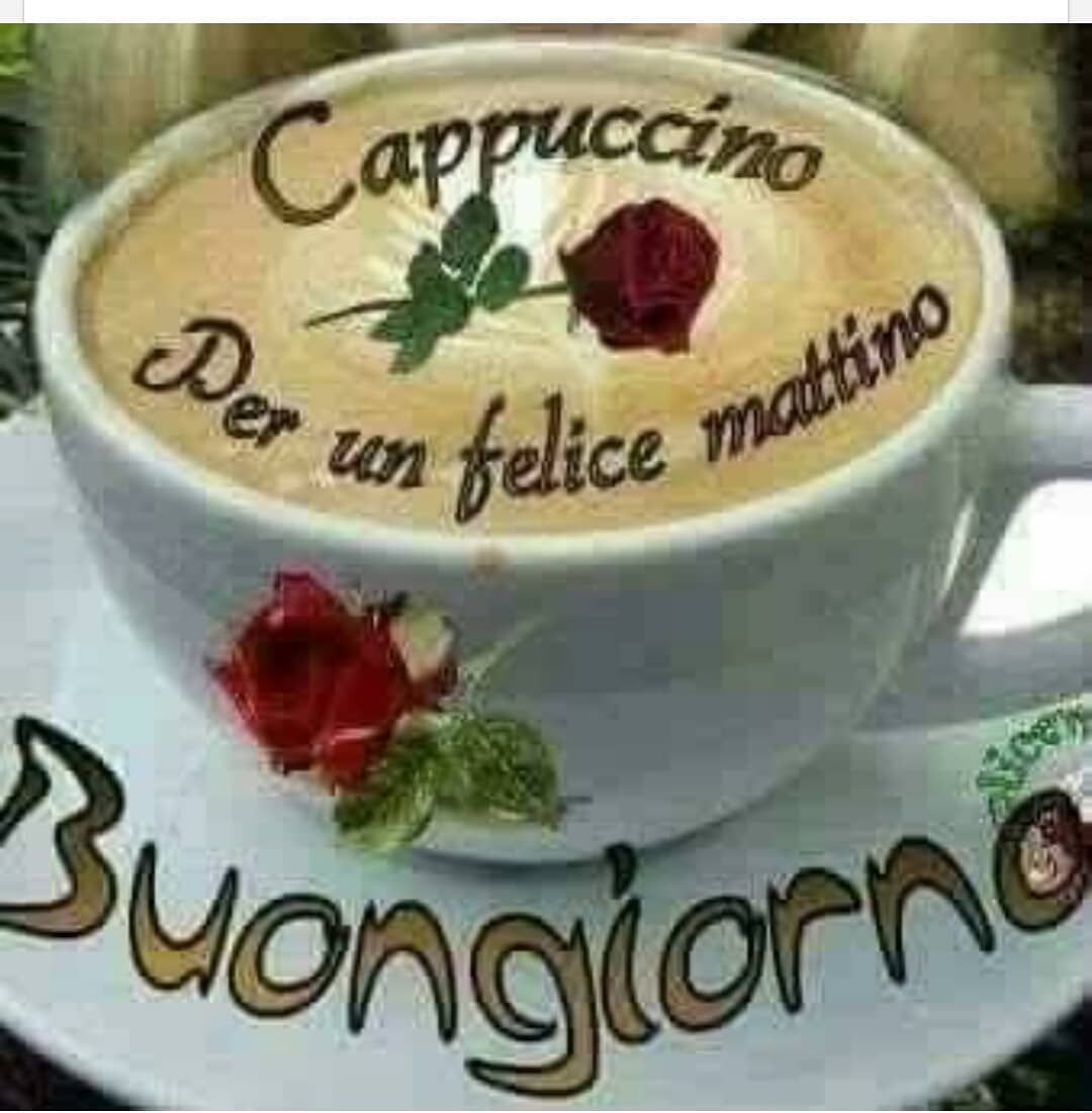 Доброе утро итальянский с надписью